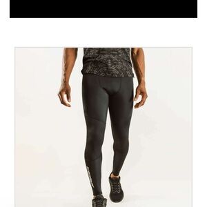Men's Black Athletic Leggings